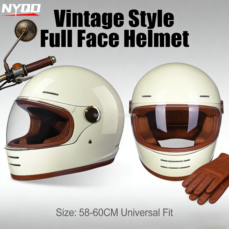 Full Face Motorcycle Helmet With Bluetooth - Универсальный мотоциклетный шлем-интеграл для электромобилей, легкий,