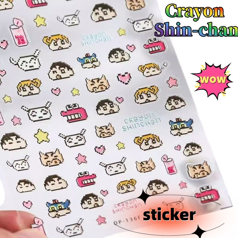 Atv Parts - Креативные бумажные наклейки Crayon Shin-chan Guka,