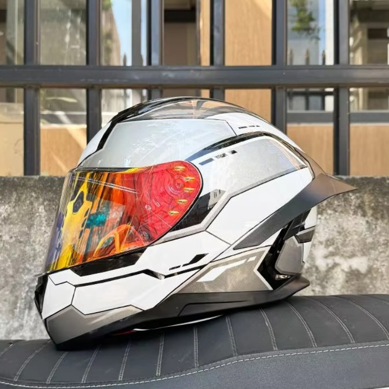 Мотоциклетный шлем ORZ с Bluet – обзор и цена Full Face Motorcycle Helmet With Bluetooth