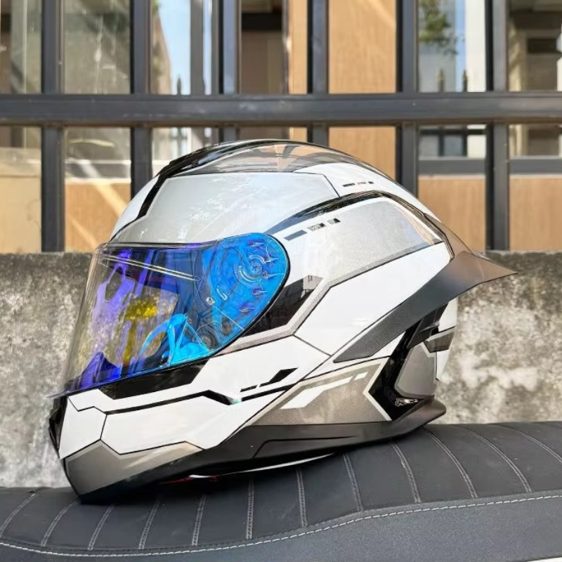 Мотоциклетный шлем ORZ с Bluet – обзор и цена Full Face Motorcycle Helmet With Bluetooth