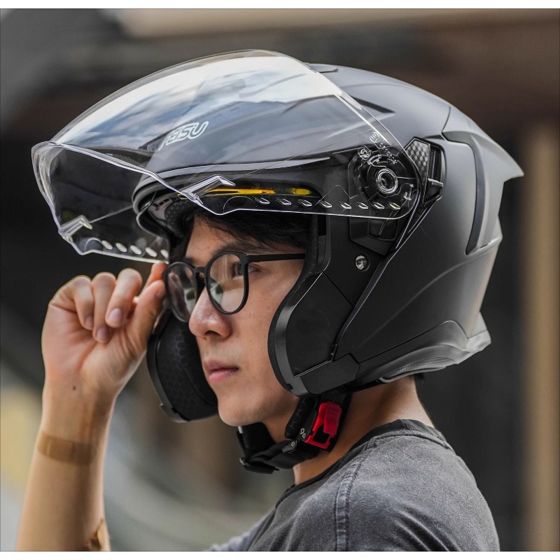 Новинка: Мотошлемы открытого т – обзор и цена Full Face Motorcycle Helmet With Bluetooth