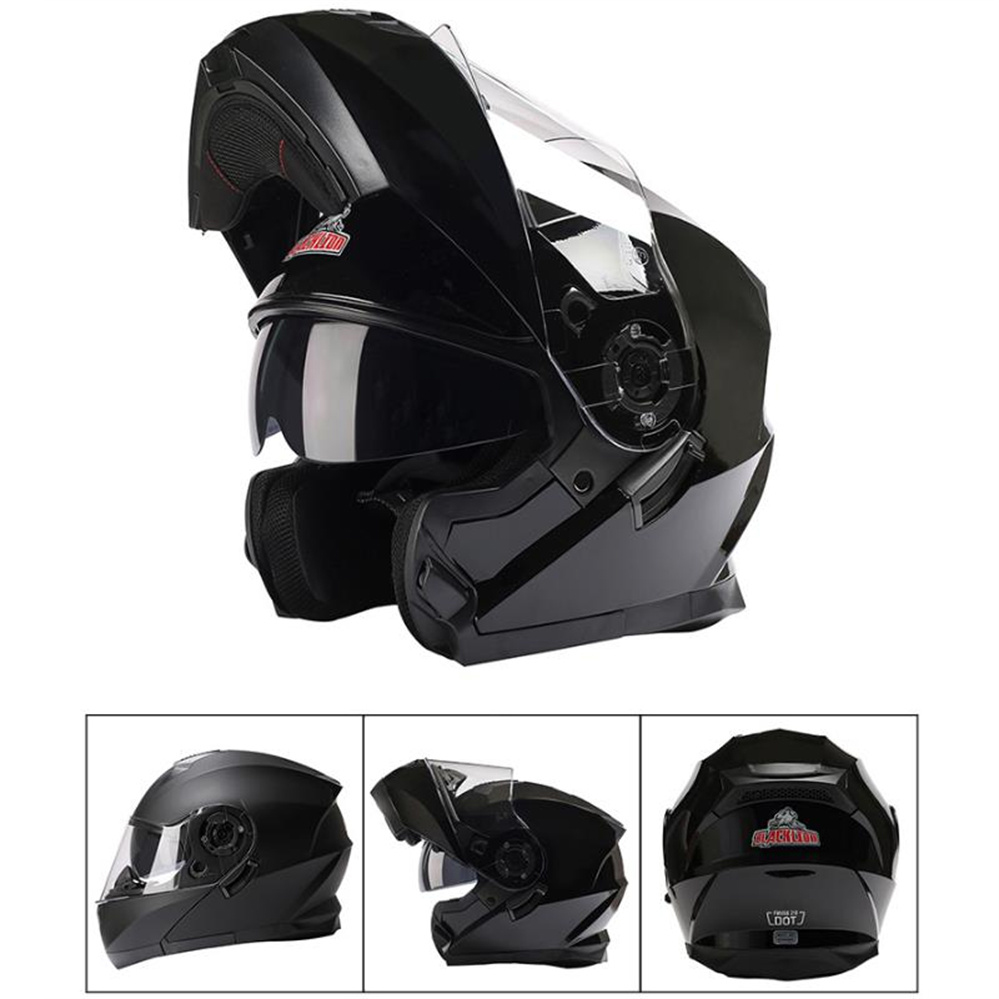 Полнолицевой мотоциклетный шле – обзор и цена Dual Visor Motorcycle Racing Helmet