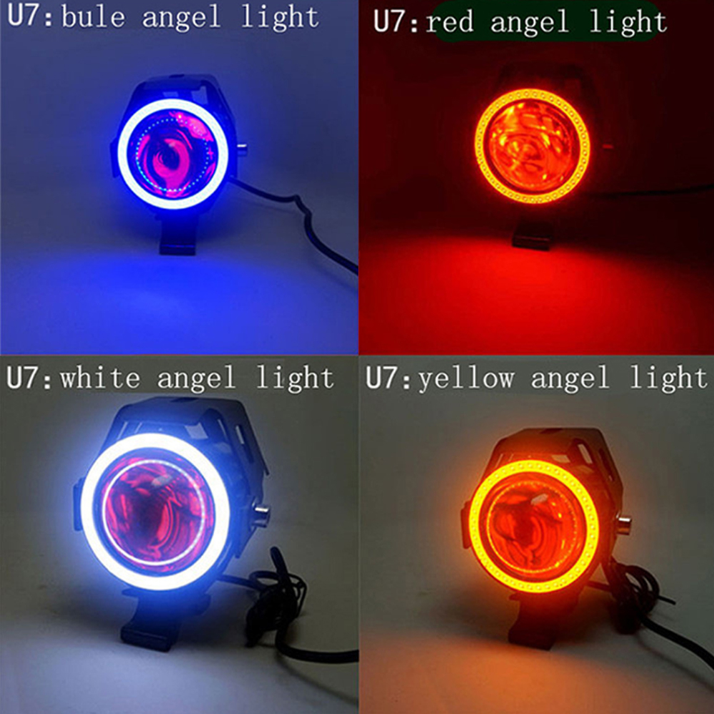 Мотоциклетные фары, вспомогате – обзор и цена Universal Motorcycle Led Headlight Projector