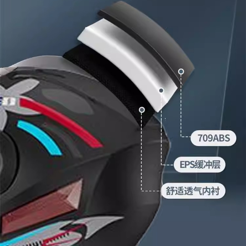 Модульный мотошлем-флип-ап для – обзор и цена Full Face Motorcycle Helmet With Bluetooth