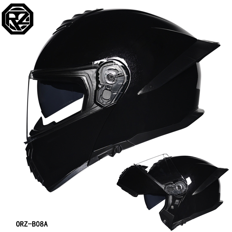 Мотошлем ORZ с двойным визором – обзор и цена Full Face Motorcycle Helmet With Bluetooth