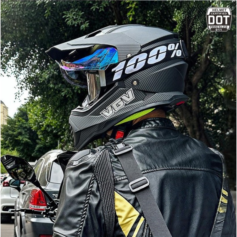 Мотоциклетный шлем VGV Motocro – обзор и цена Full Face Motorcycle Helmet With Bluetooth
