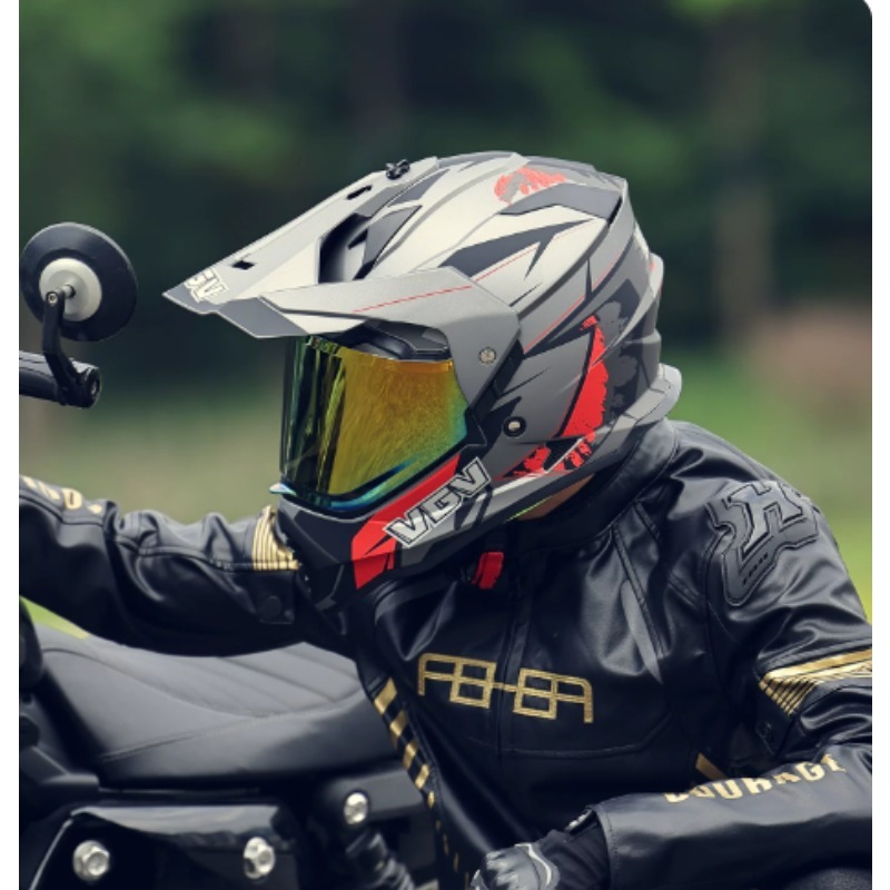 Мотоциклетный шлем VGV Motocro – обзор и цена Full Face Motorcycle Helmet With Bluetooth