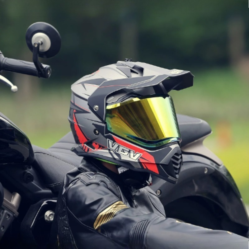 Мотоциклетный шлем VGV Motocro – обзор и цена Full Face Motorcycle Helmet With Bluetooth