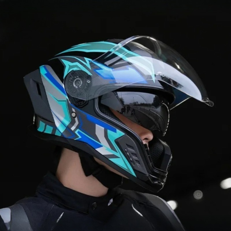 Мотоциклетный шлем с большим з – обзор и цена Full Face Motorcycle Helmet With Bluetooth